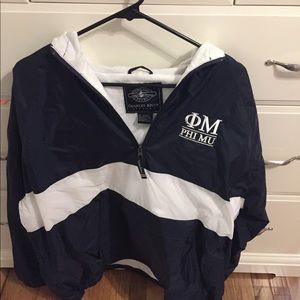 Phi Mu rain jacket